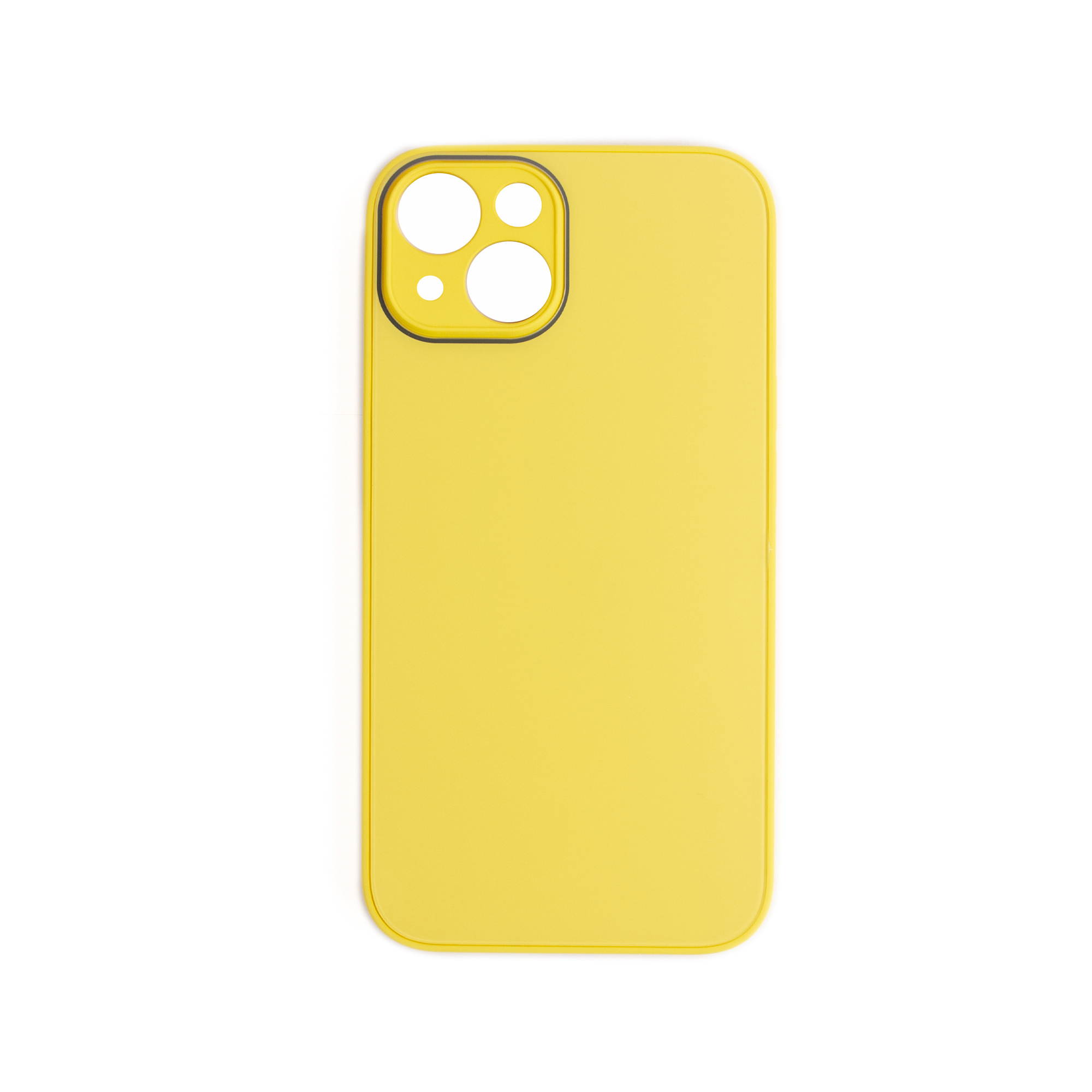 ScHitec Deluxe İphone 13 Mat Kılıf Sarı