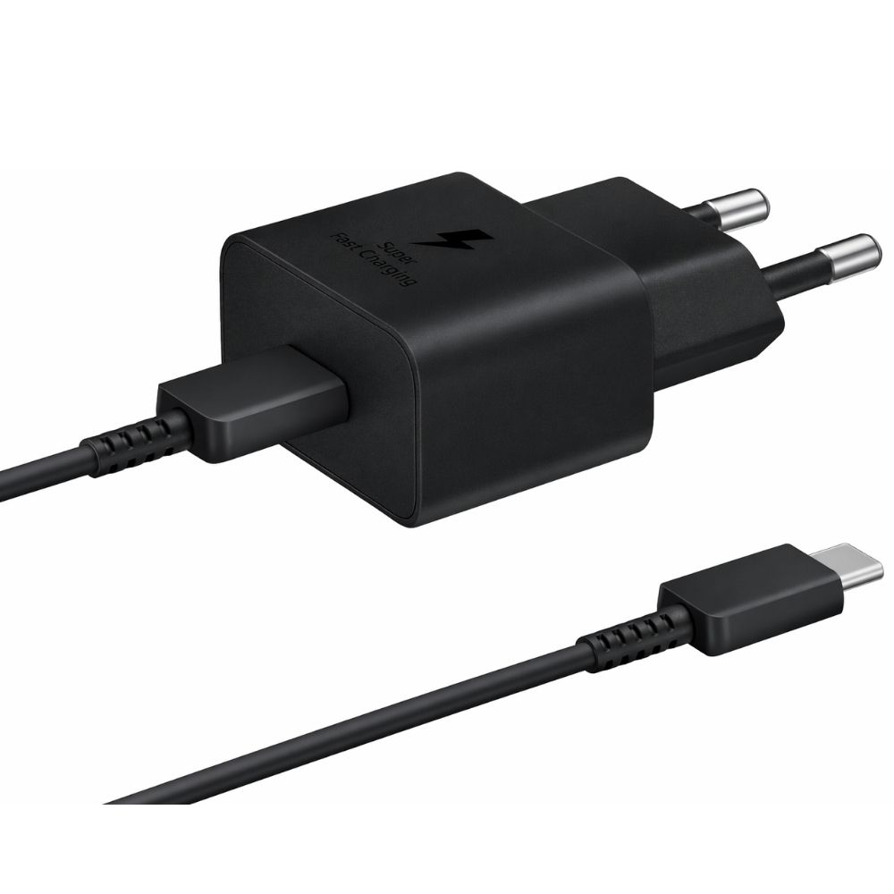 ScHitec 25W Hızlı Şarj Aleti Type-C Çıkışlı Type-C to Type-C Kablolu Şarj Cihazı Siyah SR64