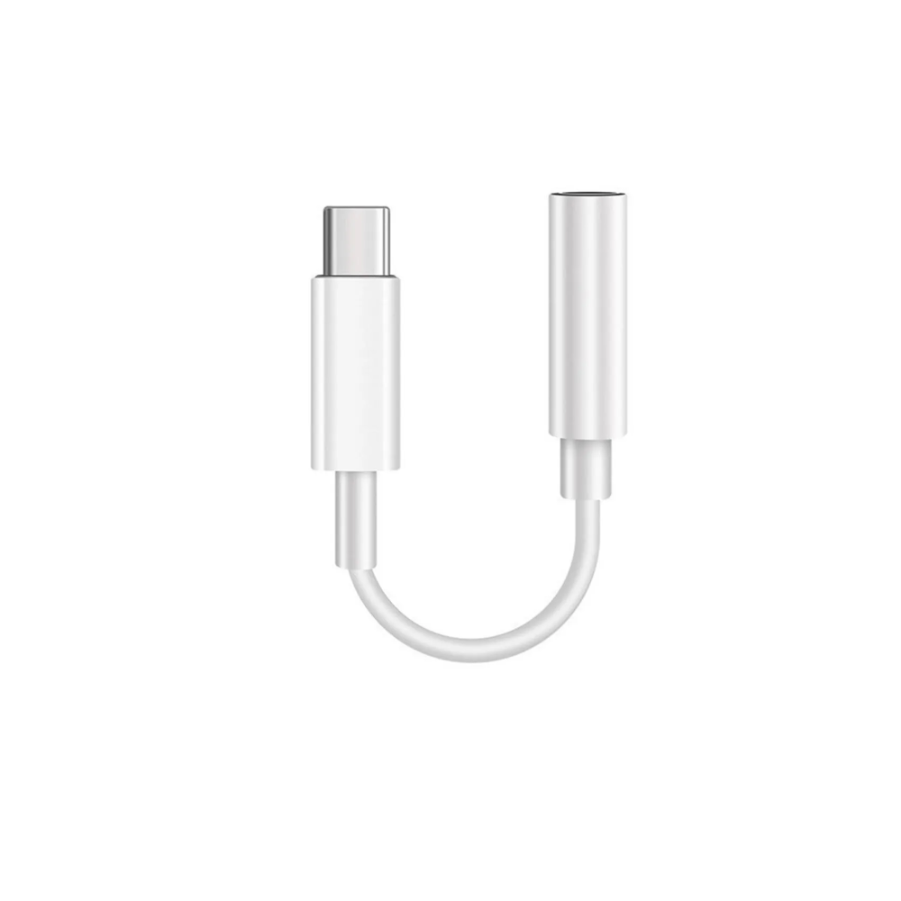 ScHitec Usb-C to Headphone Jack Apple İphone 15/16 Uyumlu Dönüştürücü Adaptör Beyaz UC11 J609