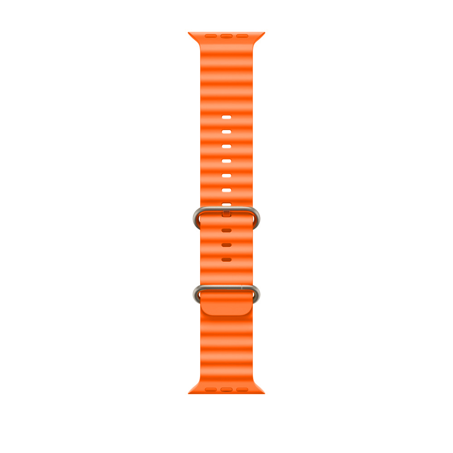 ScHitec 42-49mm Yeni Nesil Apple Uyumlu Akıllı Saat Kordonu Silikon Turuncu 50 Adet