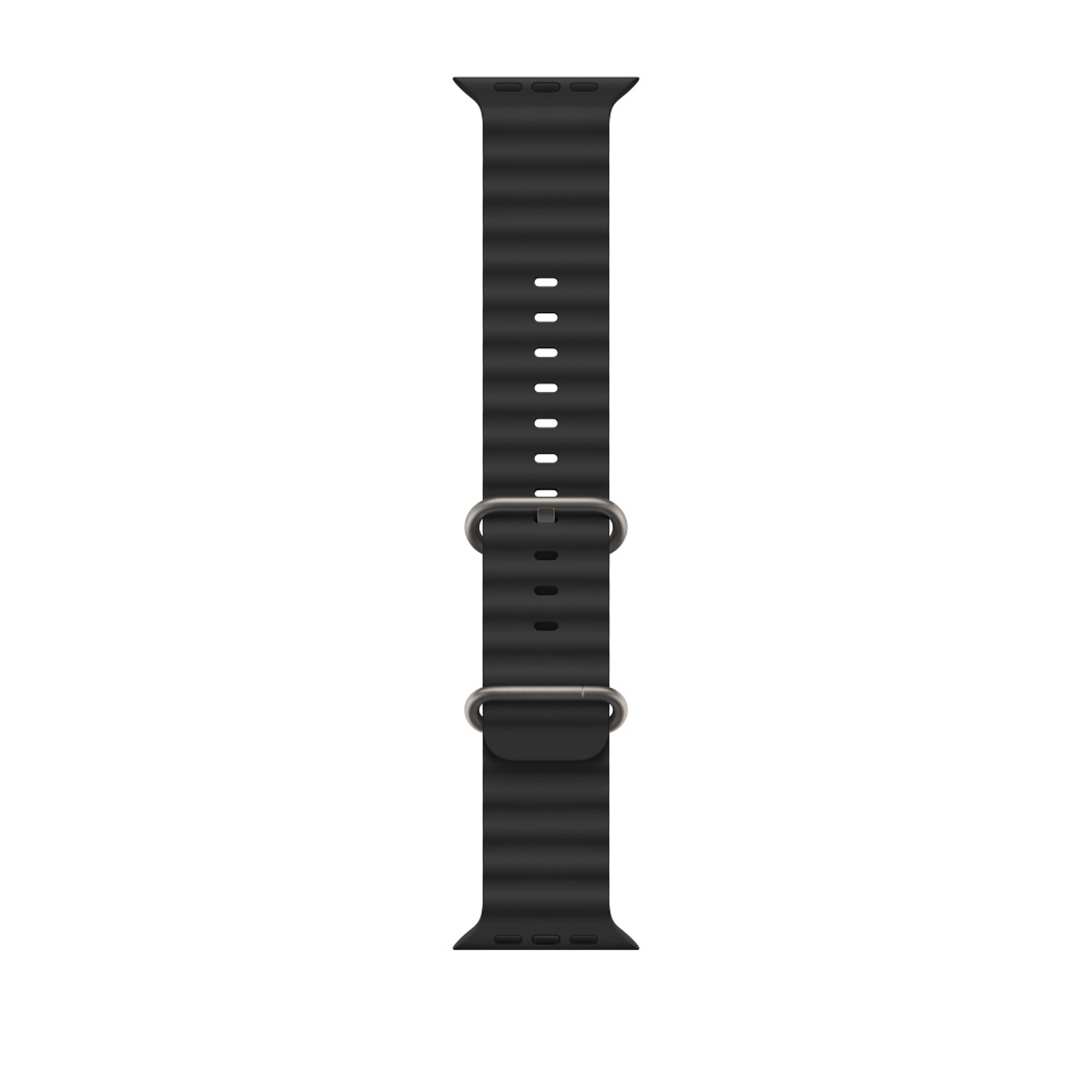 ScHitec 42-49mm Yeni Nesil Apple Uyumlu Akıllı Saat Kordonu Silikon Siyah 20 Adet
